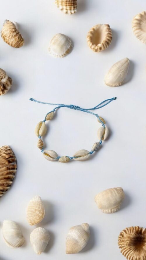 Bracciale Corda Con Conchiglie Chic Mode Germogli