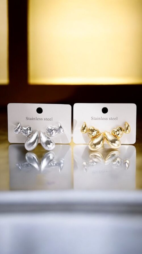 Orecchini Set Codice D-225 in Color Oro ed Argento