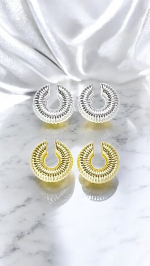 Orecchini Moda Air Cuff Righe - D-297